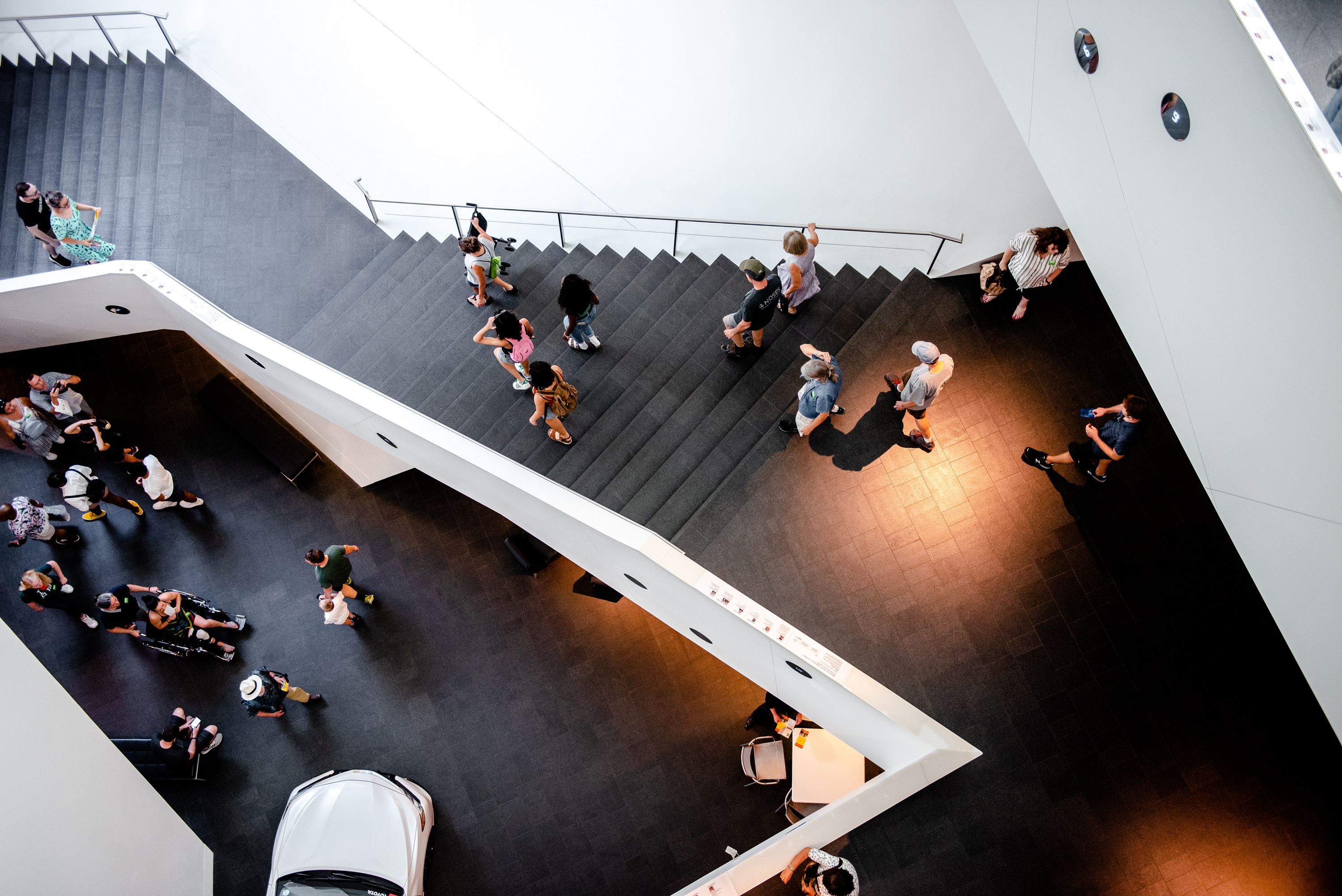 Plan Your Visit Denver Art Museum   Overhead Visitors 