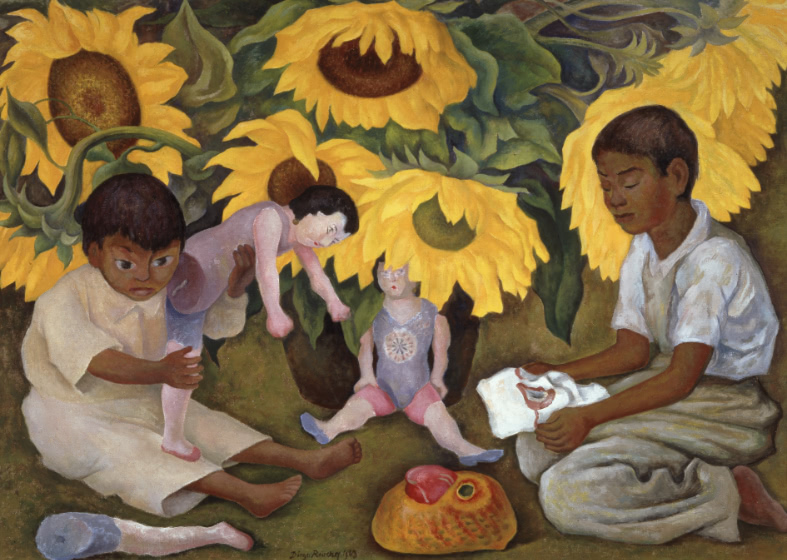 Diego Rivera Born 1886, Guanajuato, Mexico; died 1957, Mexico City Calla Lily Vendor 1943 Oil on Masonite