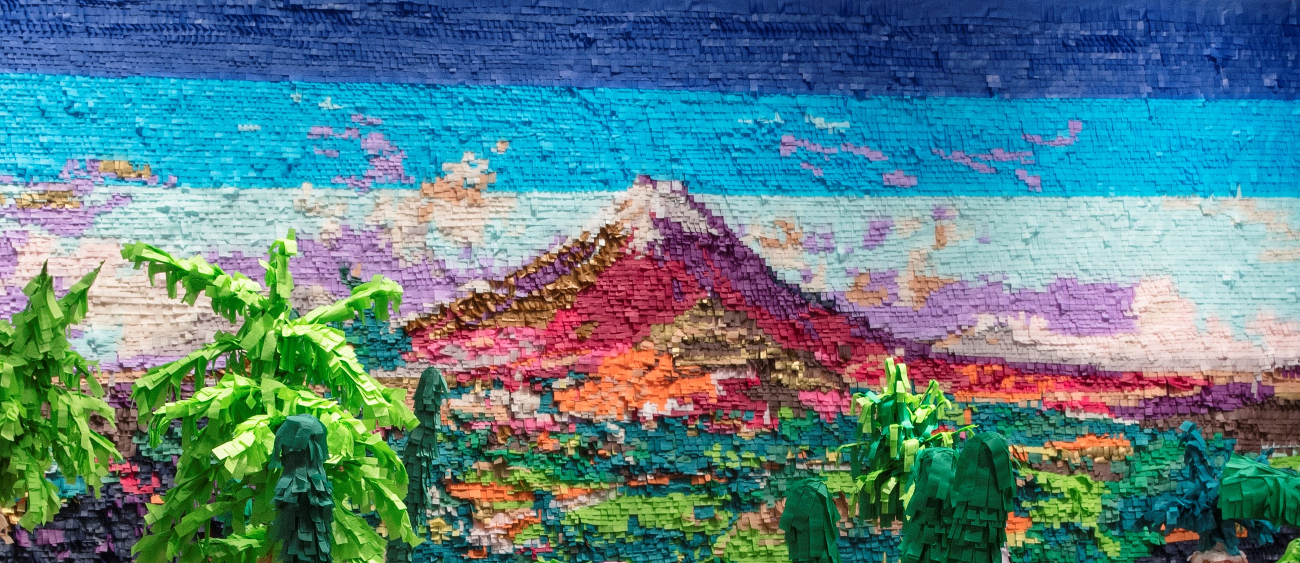 Justin Favela's work of art titled "Fridalandia"