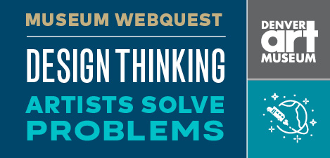 Museum web quest for design thinking text graphic
