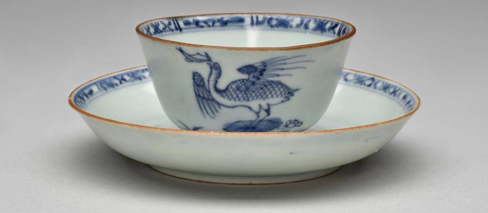 Cup and saucer from the Griffin shipwreck