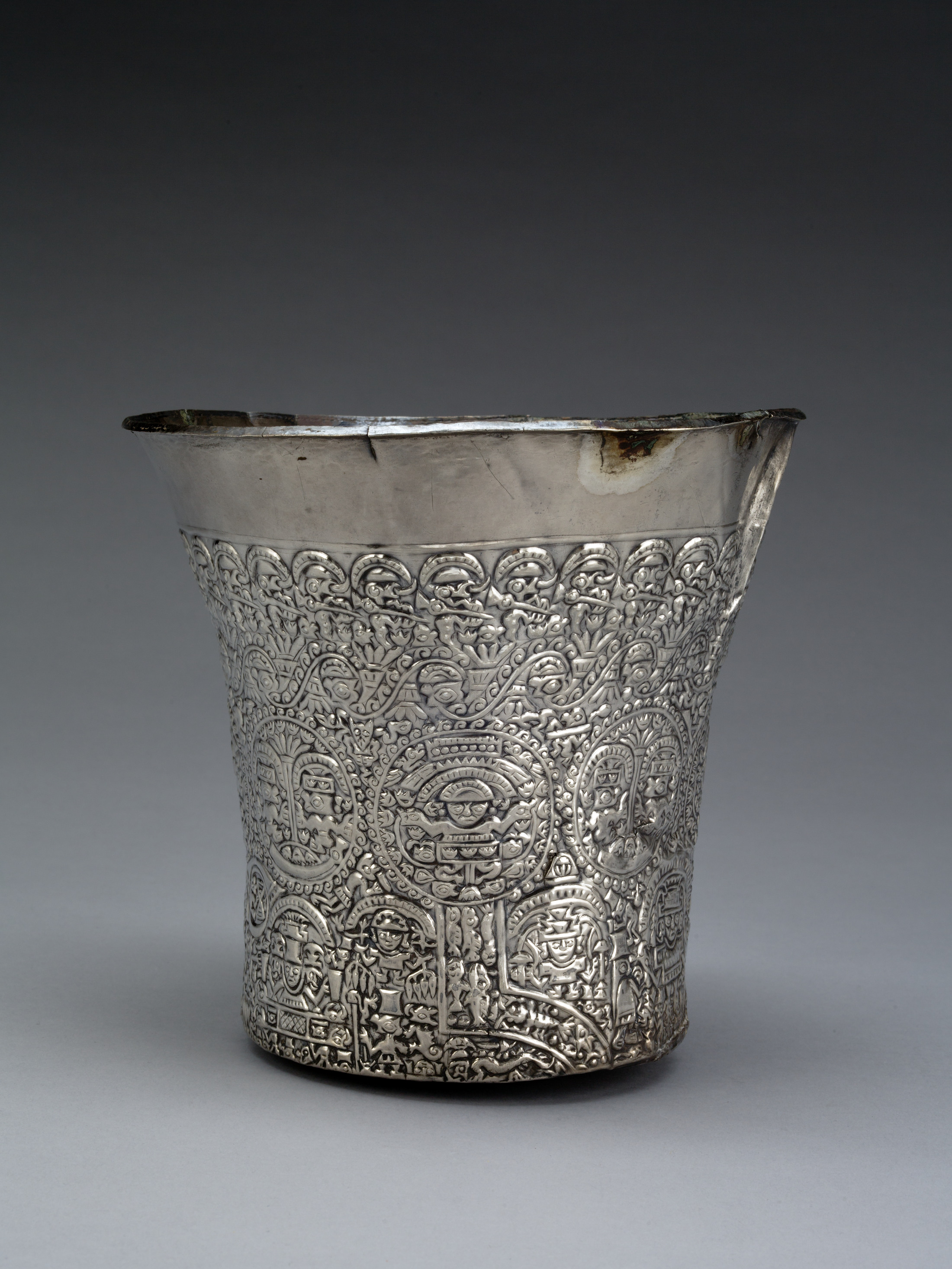 Silver Beaker with Ceremonies and Scorpion Deity