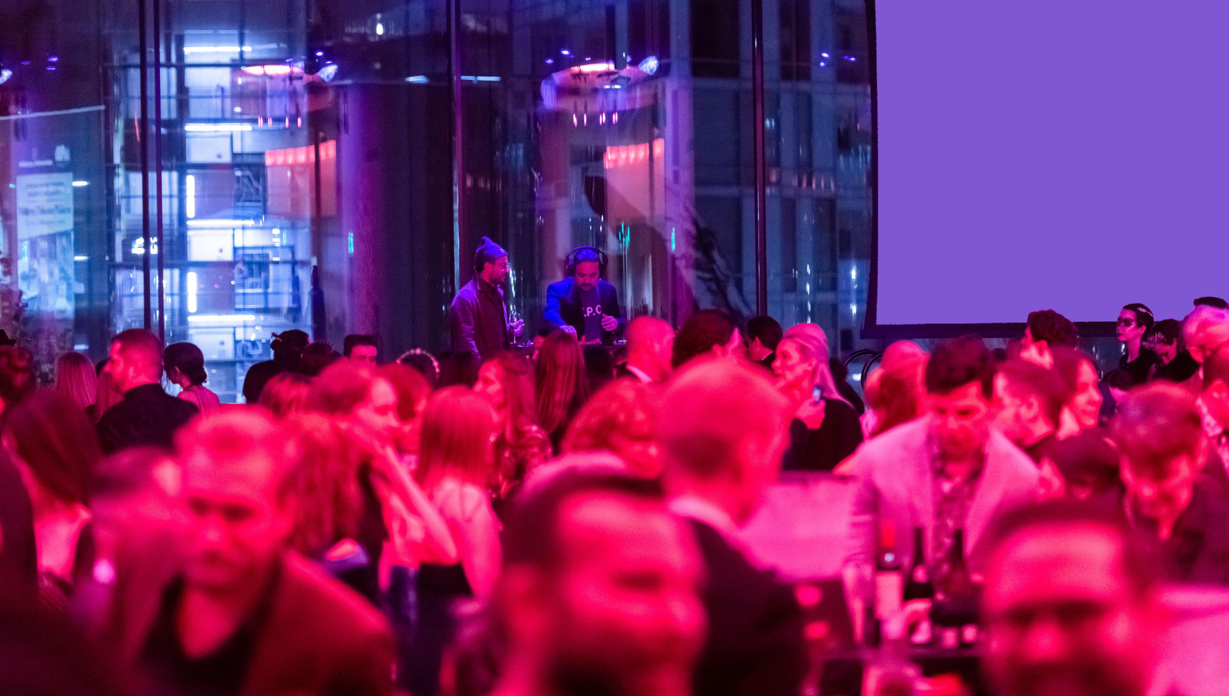 Group of adults in the Grand Pavilion event space