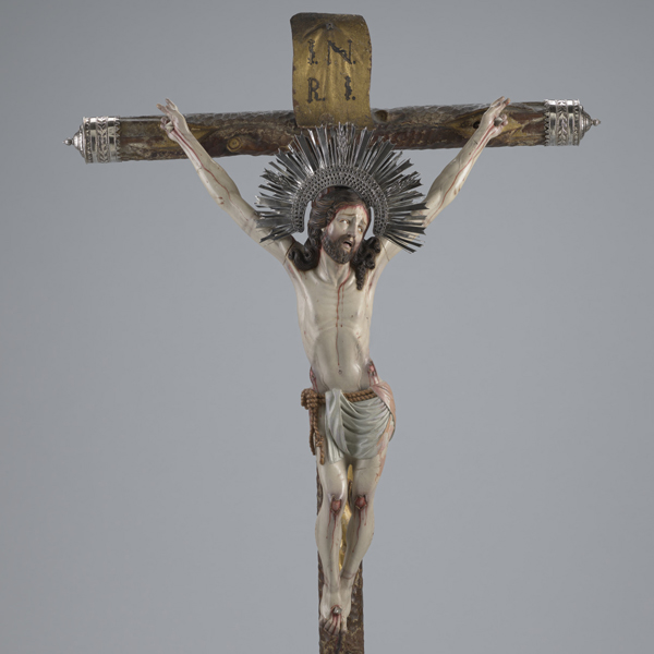 Sculpture of Jesus on the cross