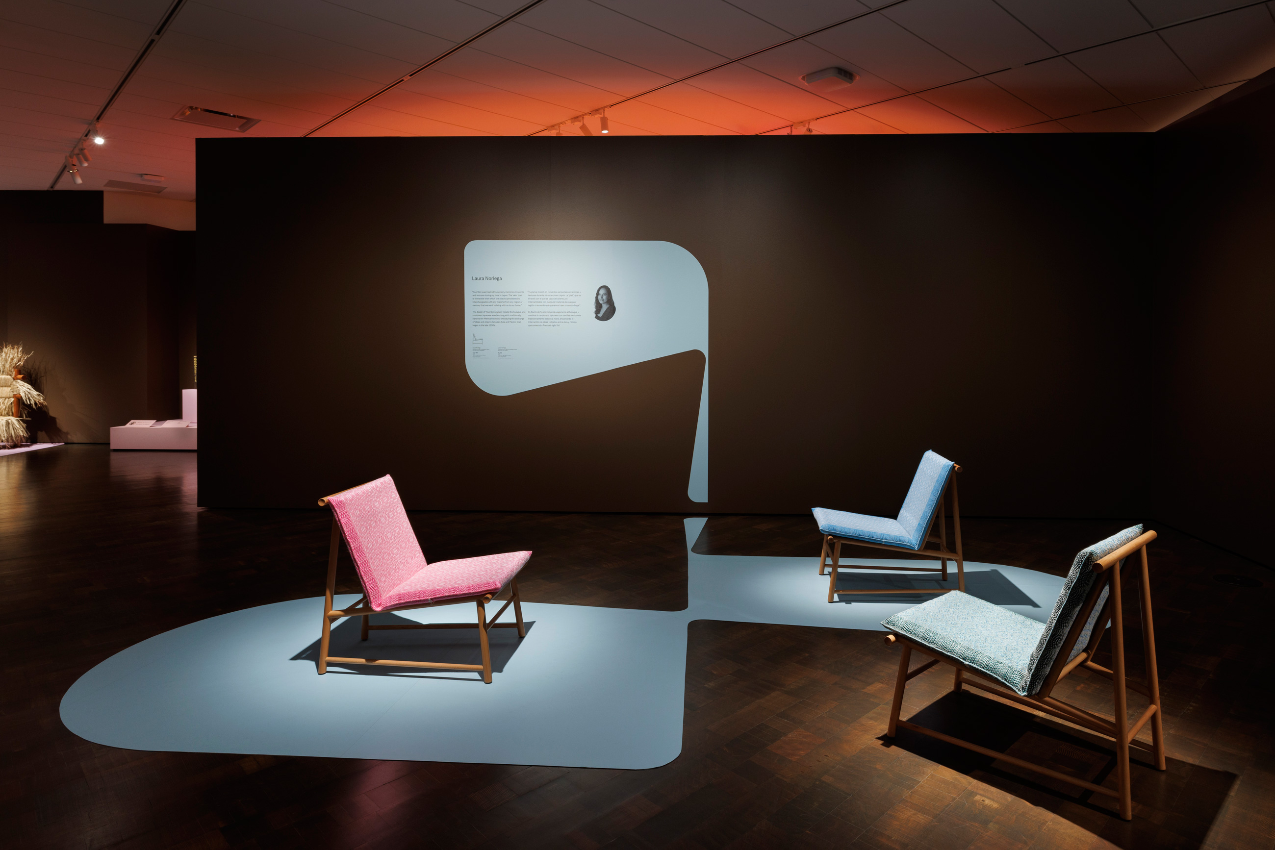 3 chairs on display in the Have a Seat Gallery