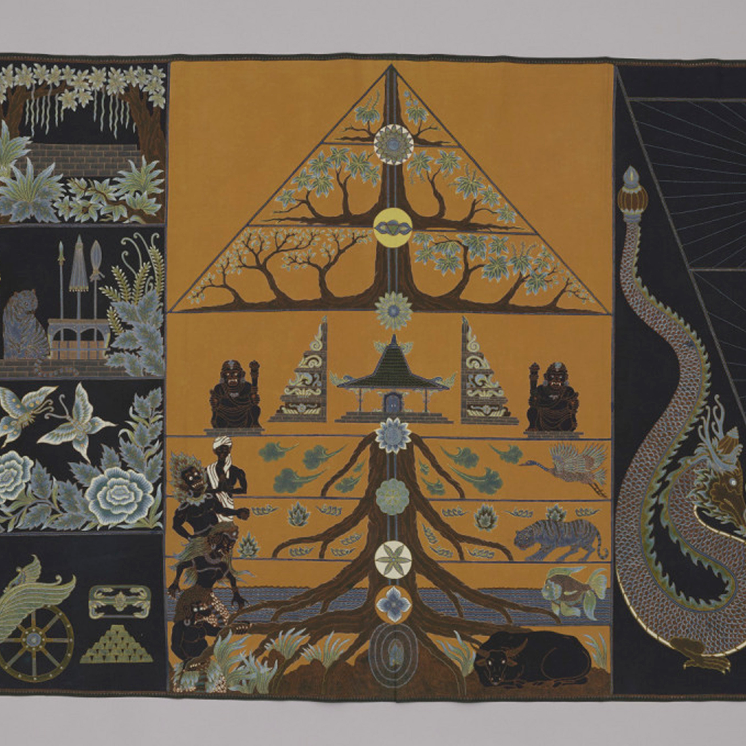 detail of javanese textile