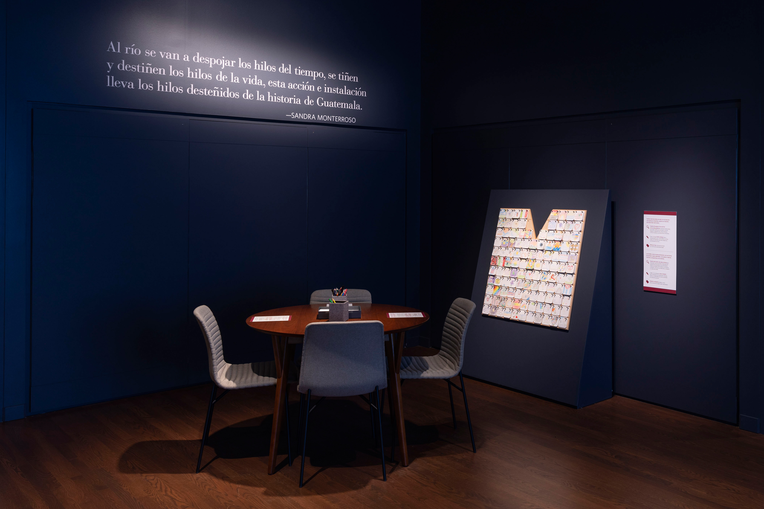 Activity space in the galleries to make art