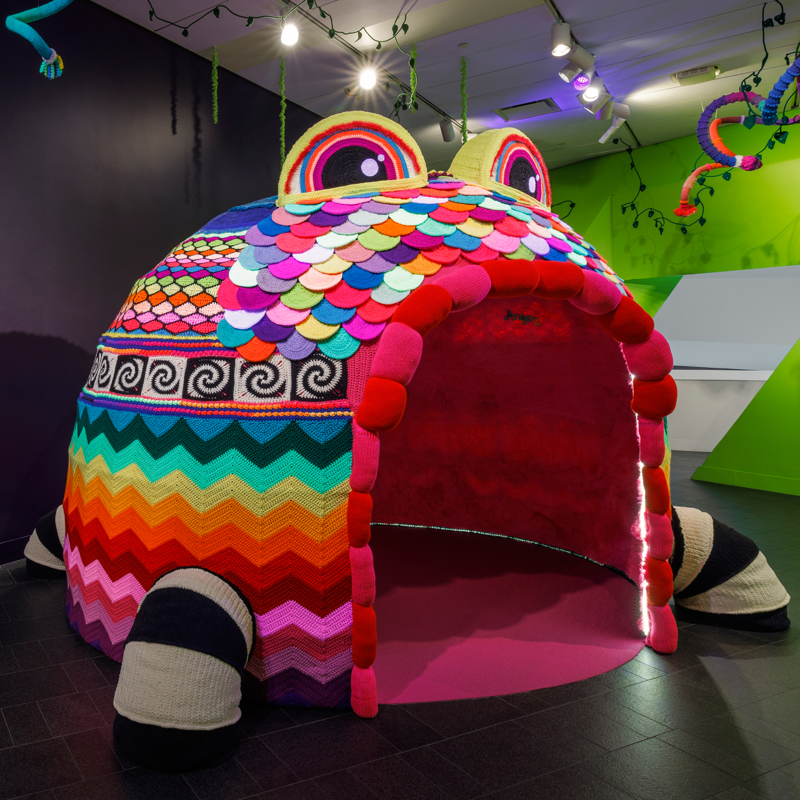 Monster in the Tangled Self installation