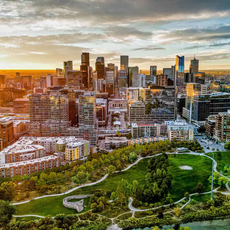 Denver city skyline