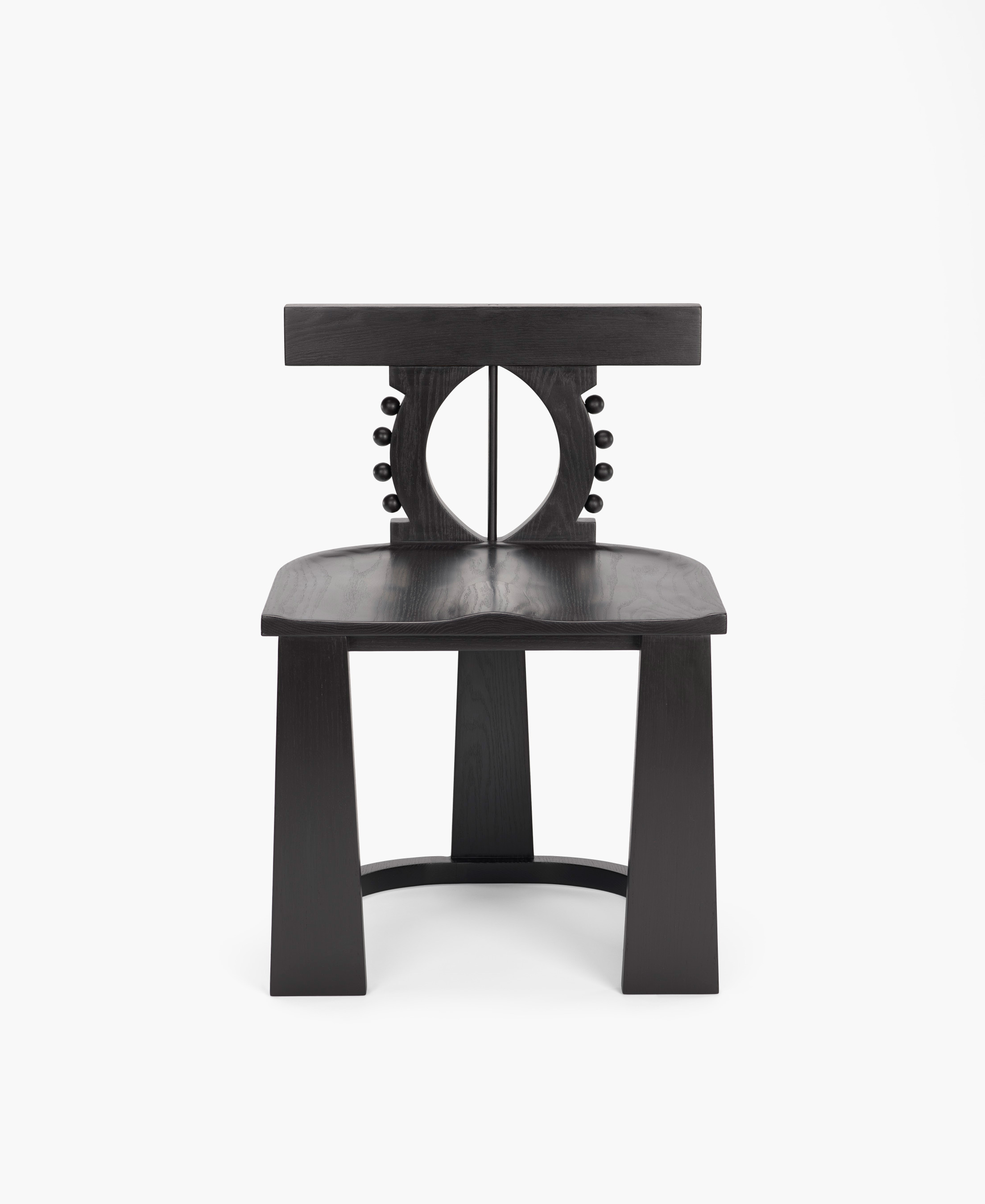 a chair with three legs
