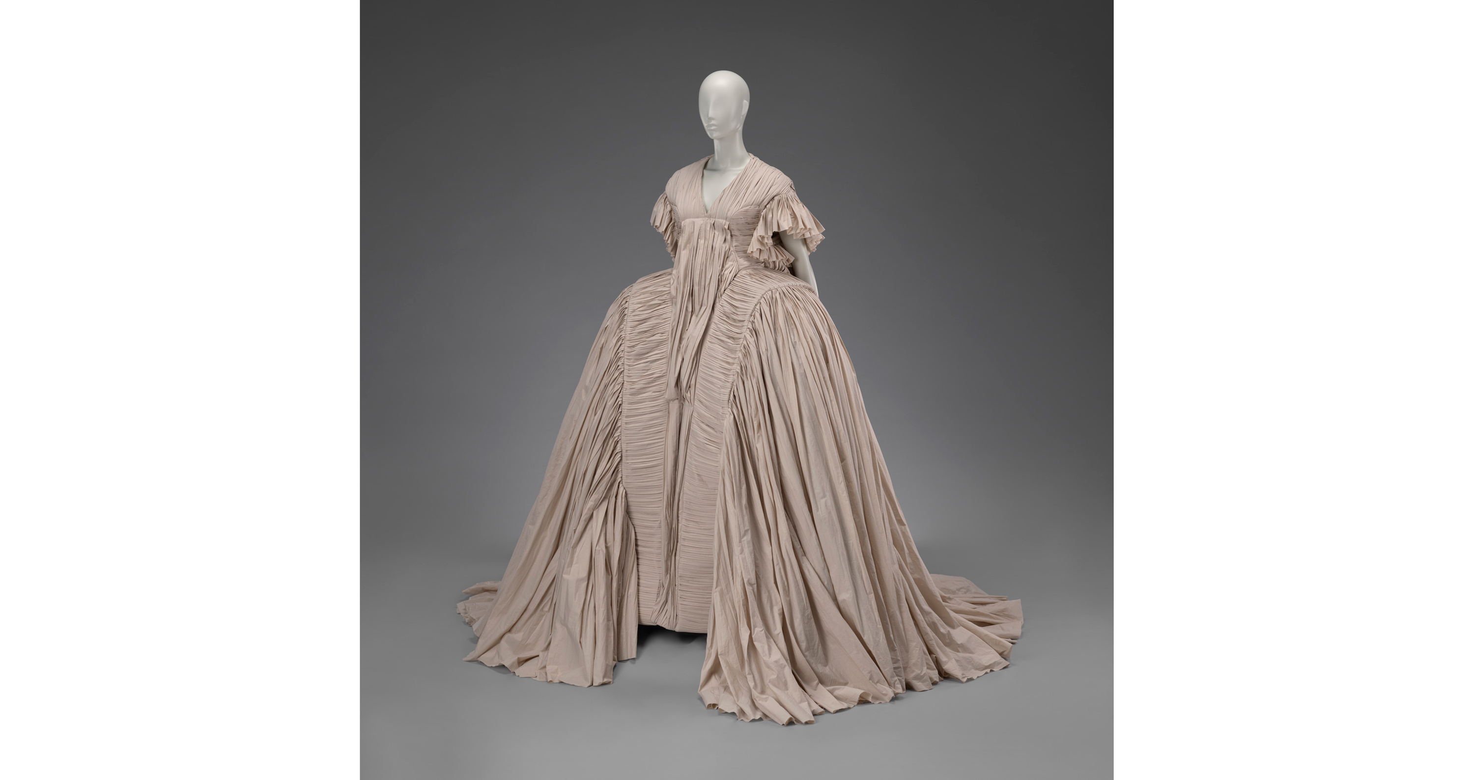 Lush formal ruffled gown