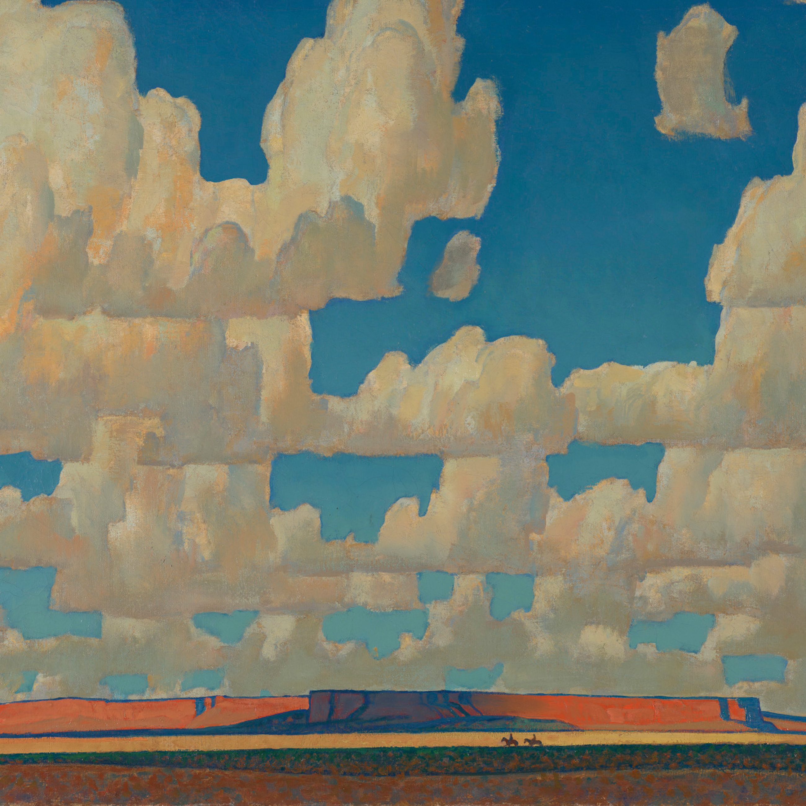 detail from Cloud World painting