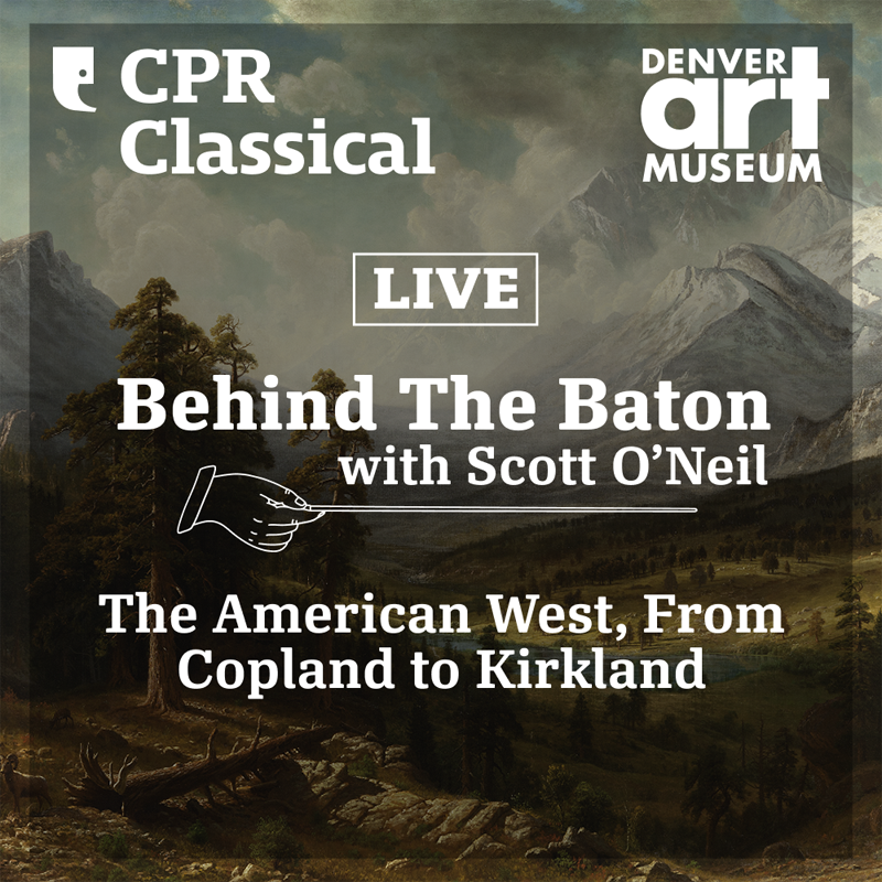Text graphic for Behind the Baton LIVE with Scott O'Neil