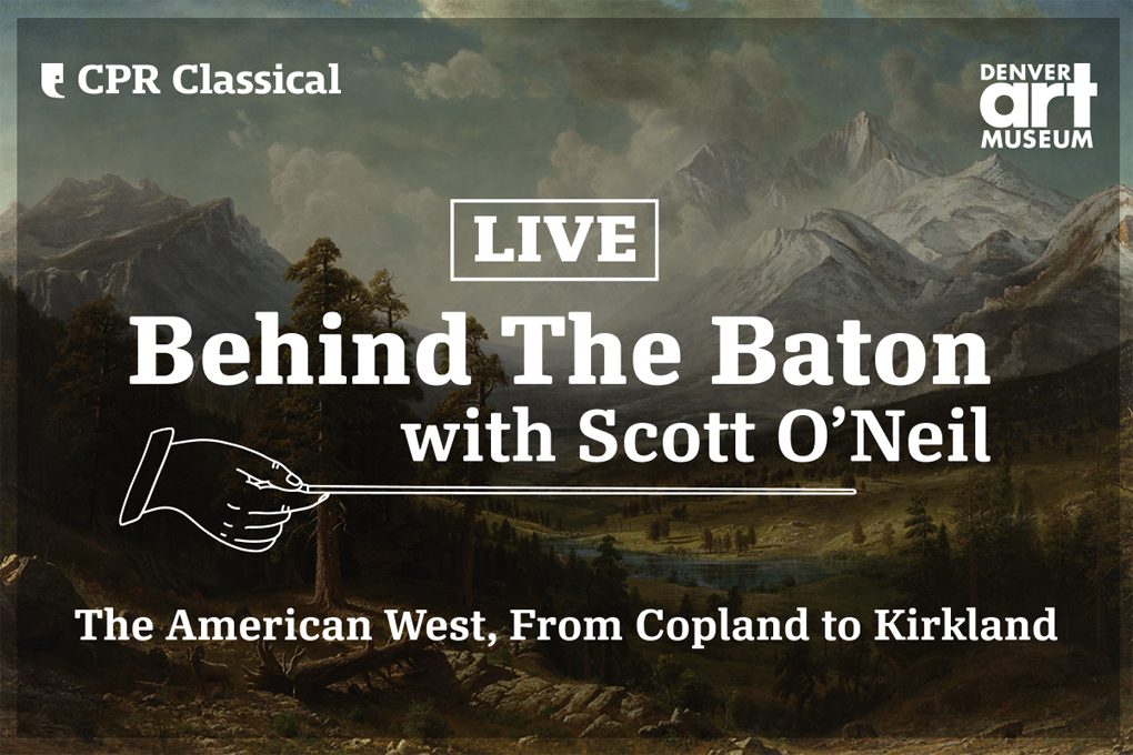 Text graphic for Behind the Baton LIVE with Scott O'Neil