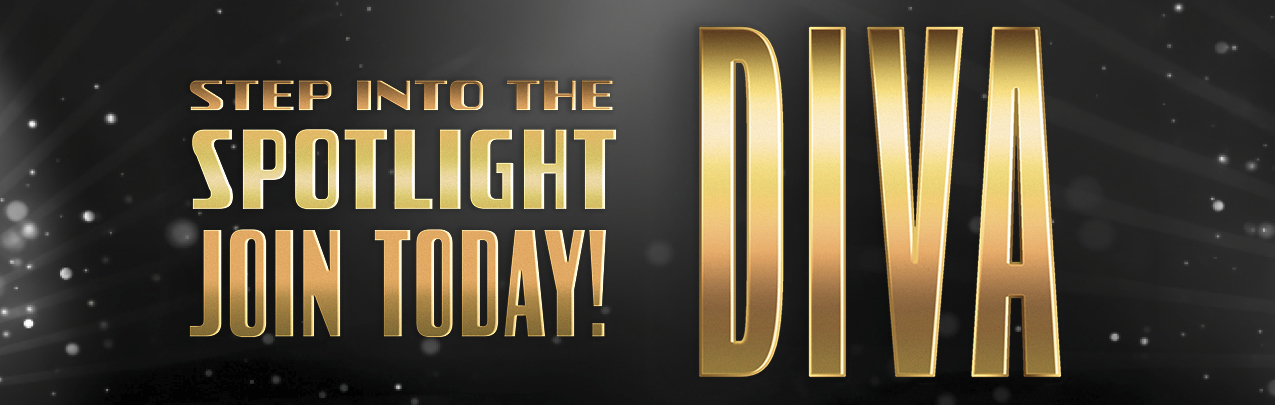 DIVA text graphic banner