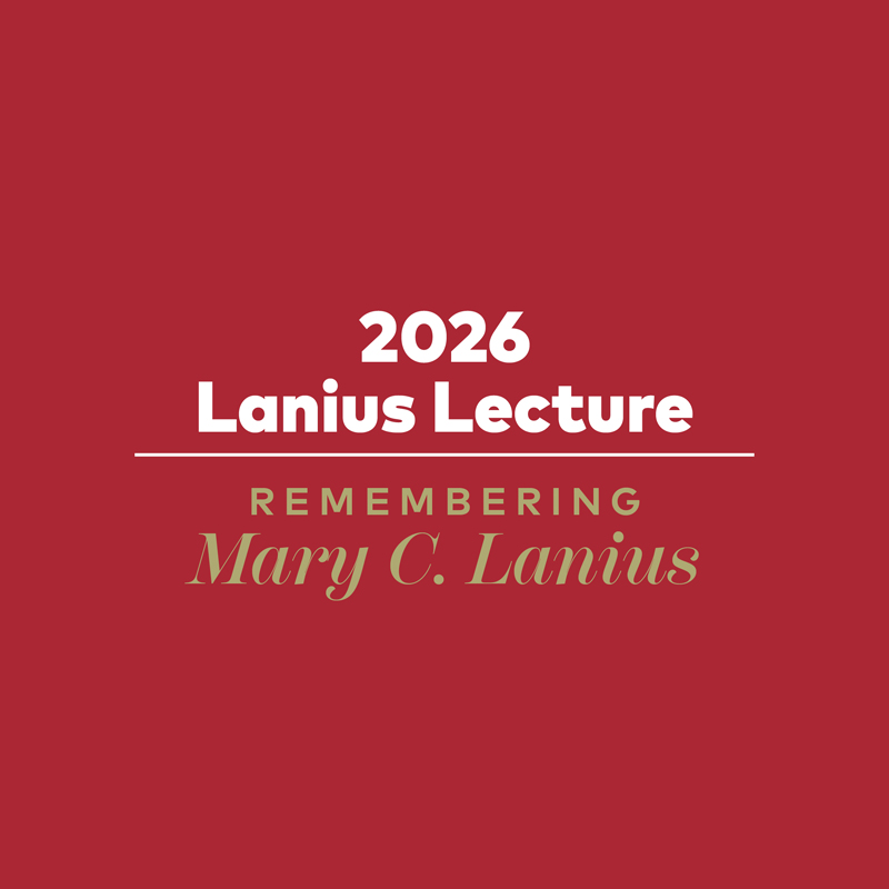 Text graphic for the Remembering Mary C. Lanius event
