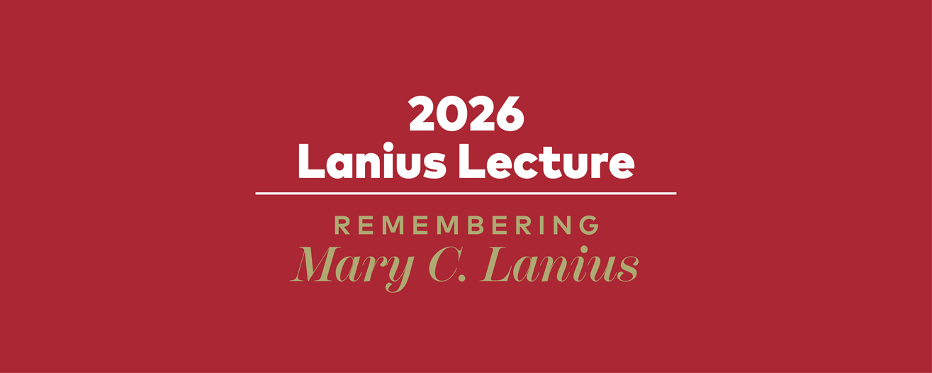 Text graphic for the Remembering Mary C. Lanius event
