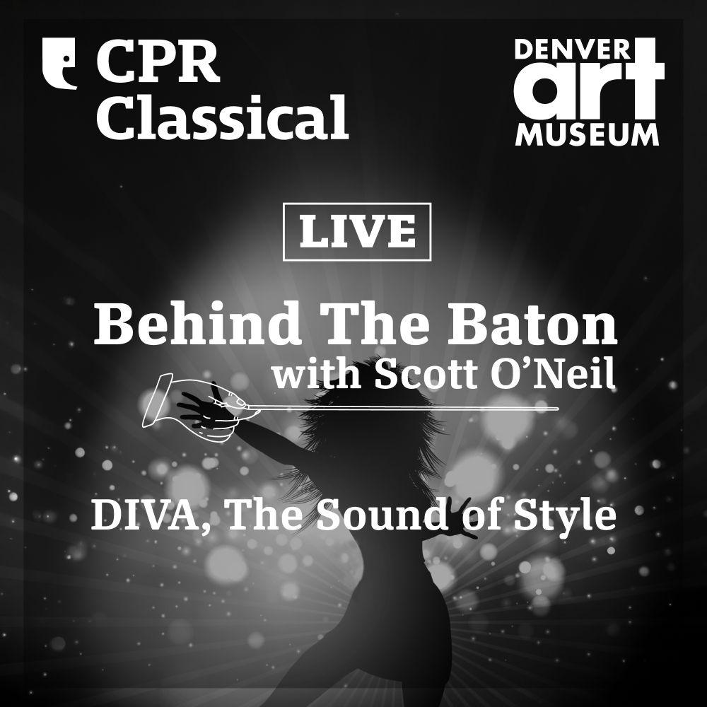 Text graphic for Behind the Baton LIVE: DIVA