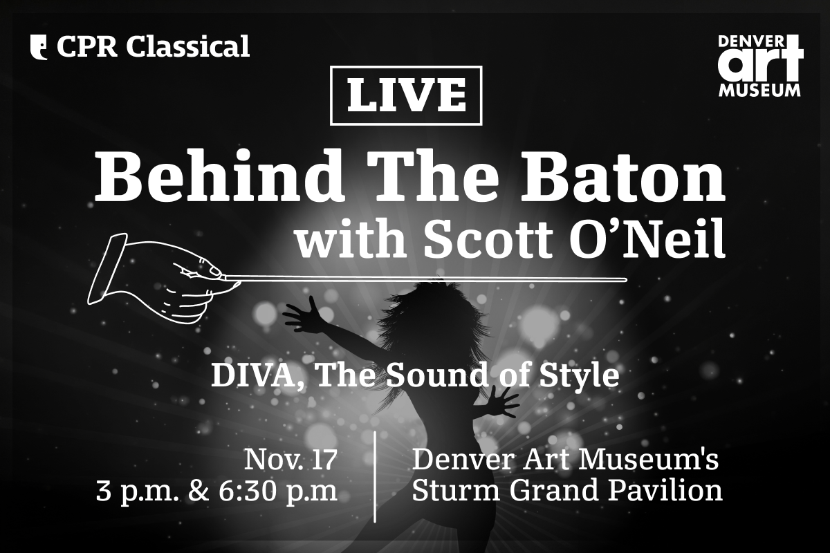 Text graphic for Behind the Baton LIVE: DIVA