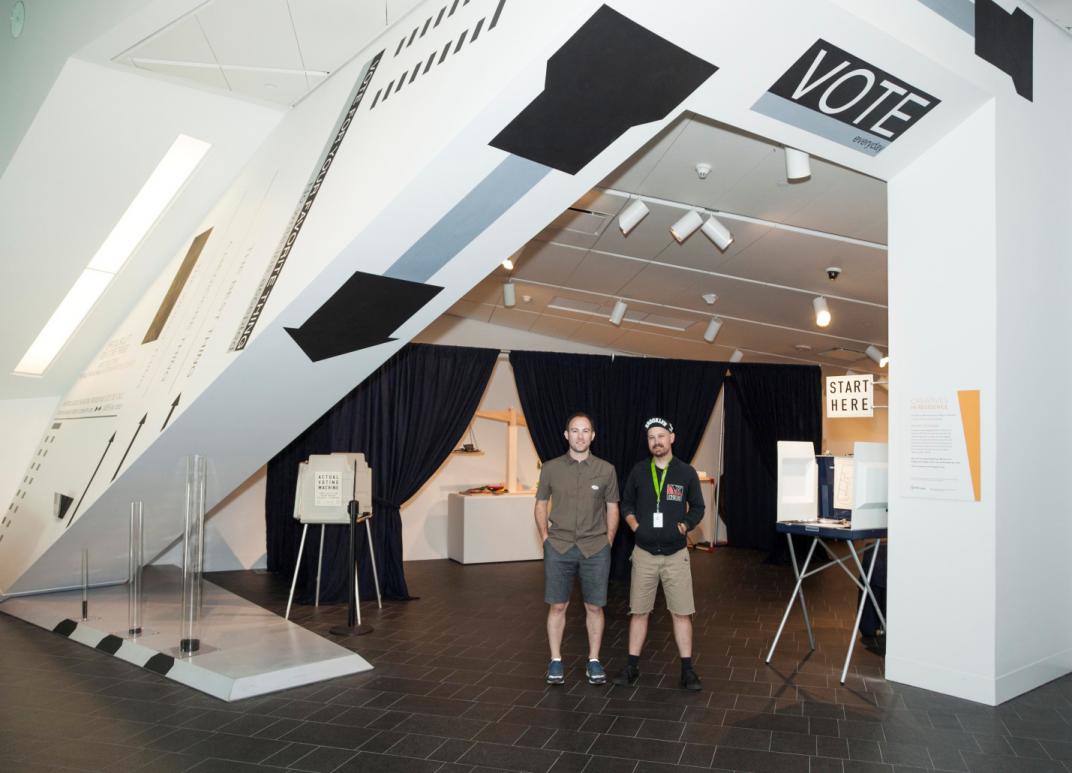 Warm Cookies of the Revolution, L to R: Evan Weissman and Chris Getzan