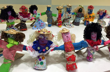 Dolls in Denver Public Library Student Art Showcase