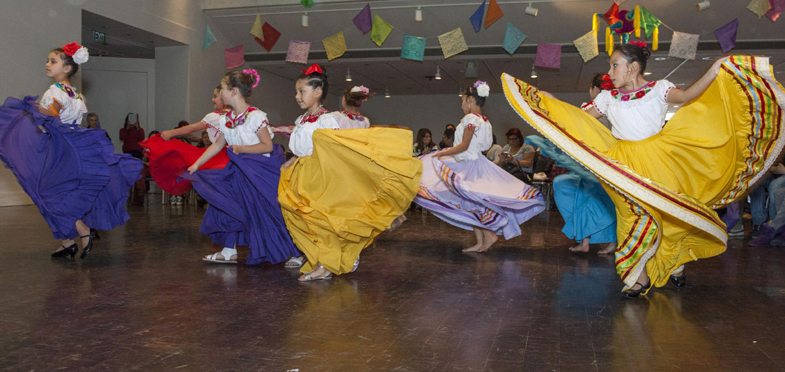 Young Dancers at the Denver Art Museum for Dia del Nino