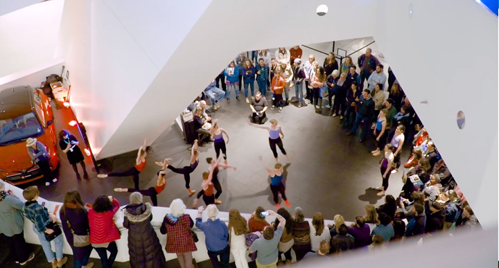 still of video of ballet performance at the January Untitled