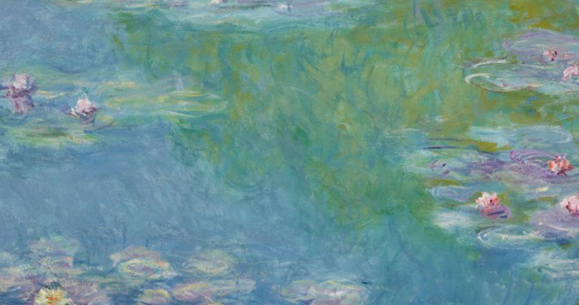 One of Monet's paintings of water lilies