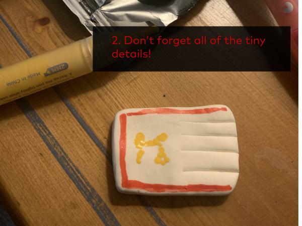 Step two: Add tiny details