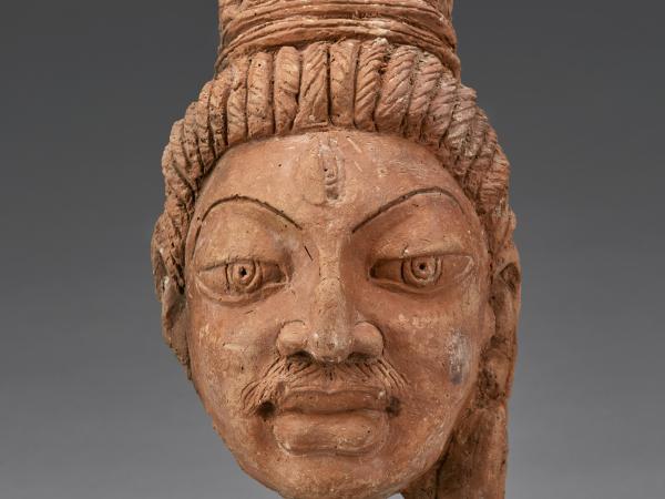 Statue of the head of Shiva