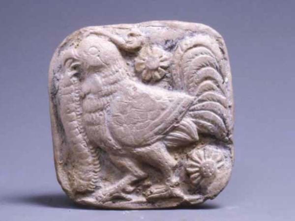 Piece of a terracota stone sculpture