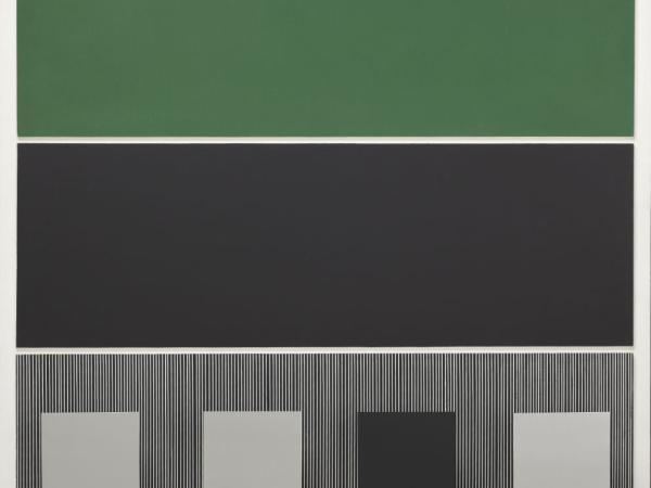 Plata, Negro, y Verde by Jesus Rafael Soto