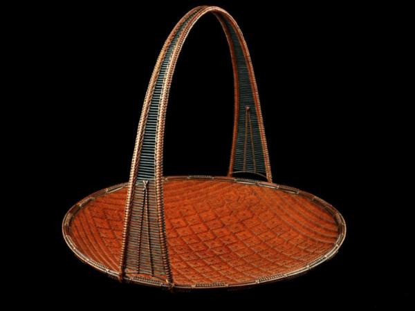 Tray-Style Basket for Tea Sweets (kashiki) by IIZUKA Shōkansai 飯塚 小玕斎