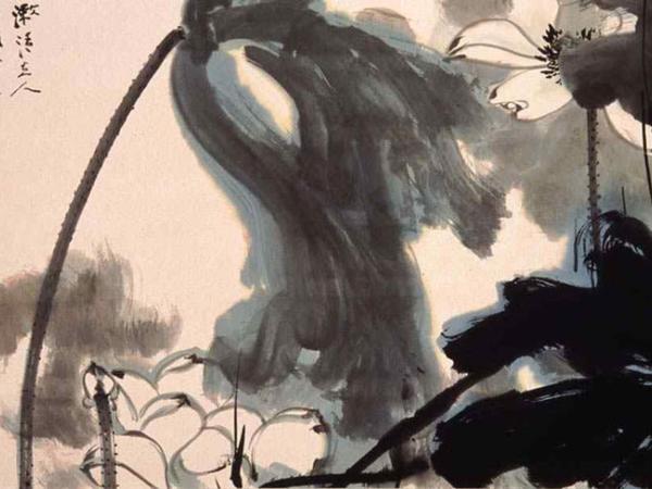 Lotus by Zhang Daqian