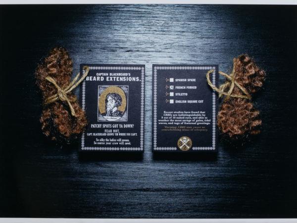 Beard extension hair for pirates