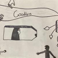 Drawing by a fifth grader named Siena