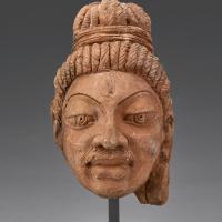 Statue of the head of Shiva