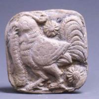 Piece of a terracota stone sculpture