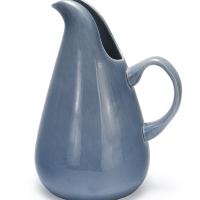 Sleek blue water jug