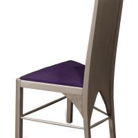 Silver painting wood chair
