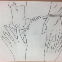 Behind Bars drawing by Bryant Jimenez age 15