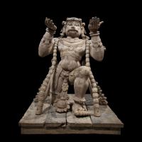 Hanuman, the famous monkey hero in a Hindu epic