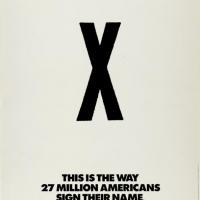X This Is the Way 27 Million Americans Sign Their Name design by Julius Friedman