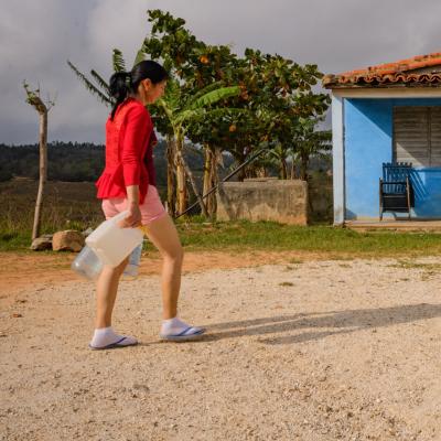 Photograph titled " Vinales Cuba Water Bearer" by Tya Alisa Anthony 