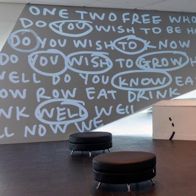 Installation view of Shantell Martin: Words and Lines © 2019