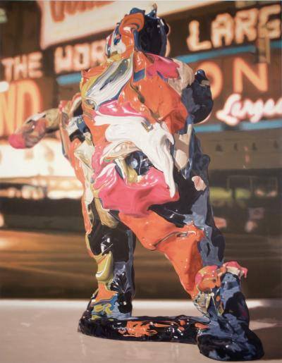 If, Richard Patterson, 1999, oil paint