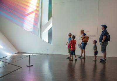family experiencing a low sensory morning