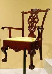 Rococo arm chair from Philadelphia