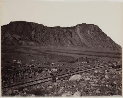 Photograph of Cinnabar Mountain, Devils Slide by Frank. J Haynes