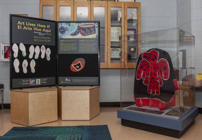 Art Lives Here: Past and Present exhibition installation